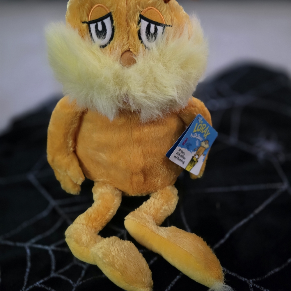 Dr. Seuss Orange Lorax Plush Toy